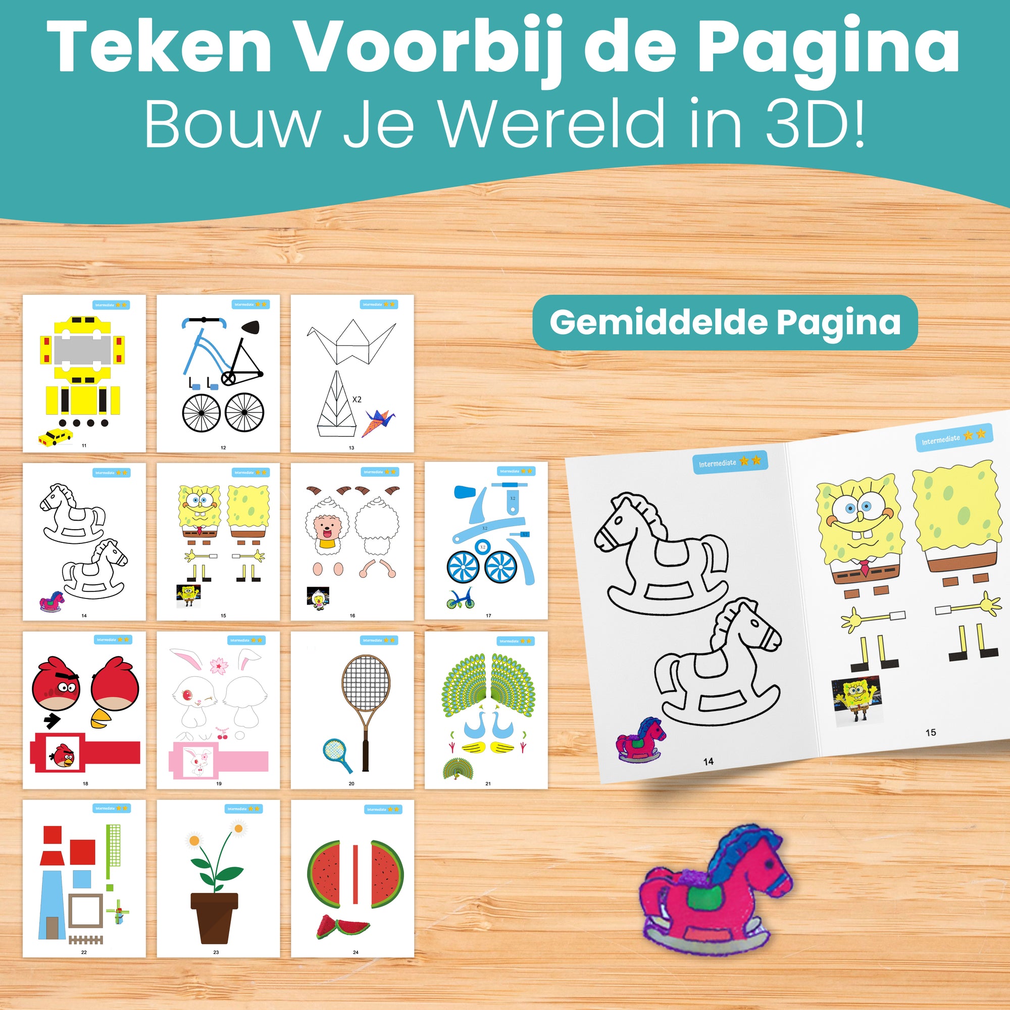 Cuaderno de dibujo - 40 plantillas