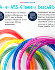 Filament Refill - 100m - 10 Colors