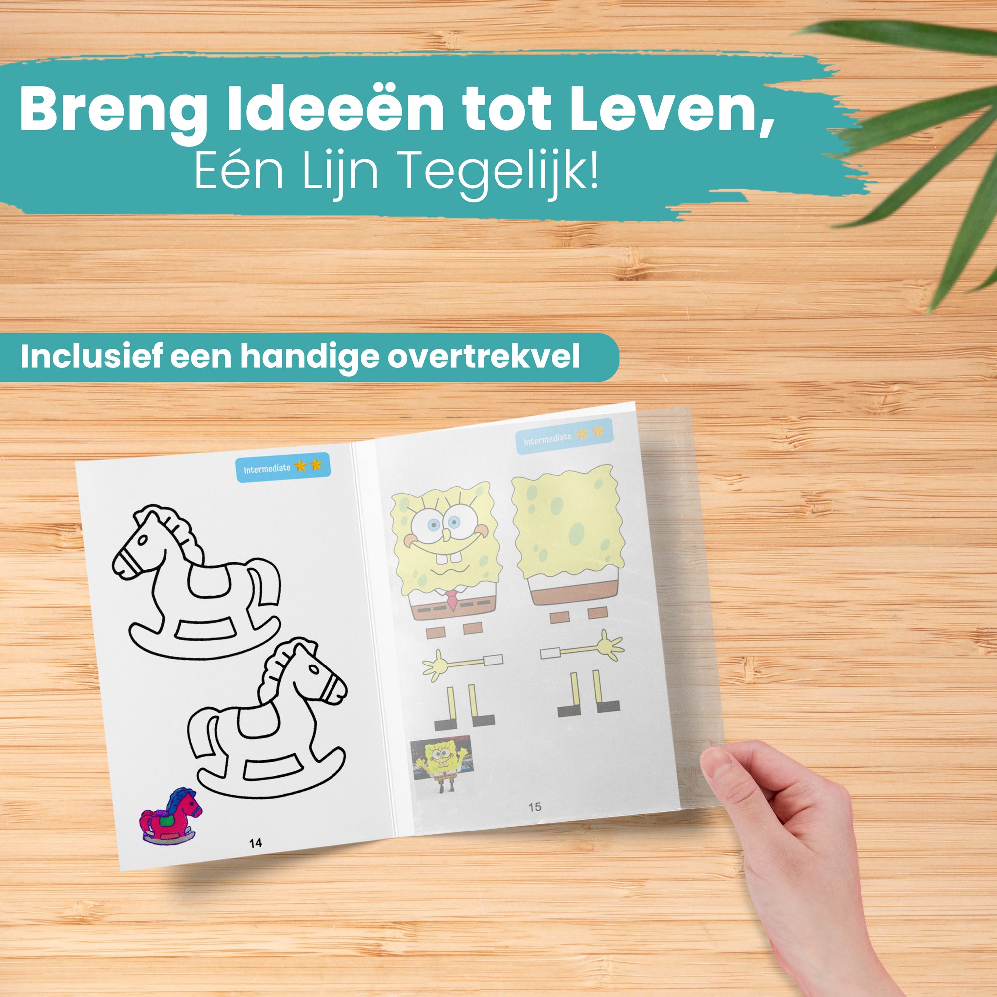 3D-penntegnebok XXL - 40 maler